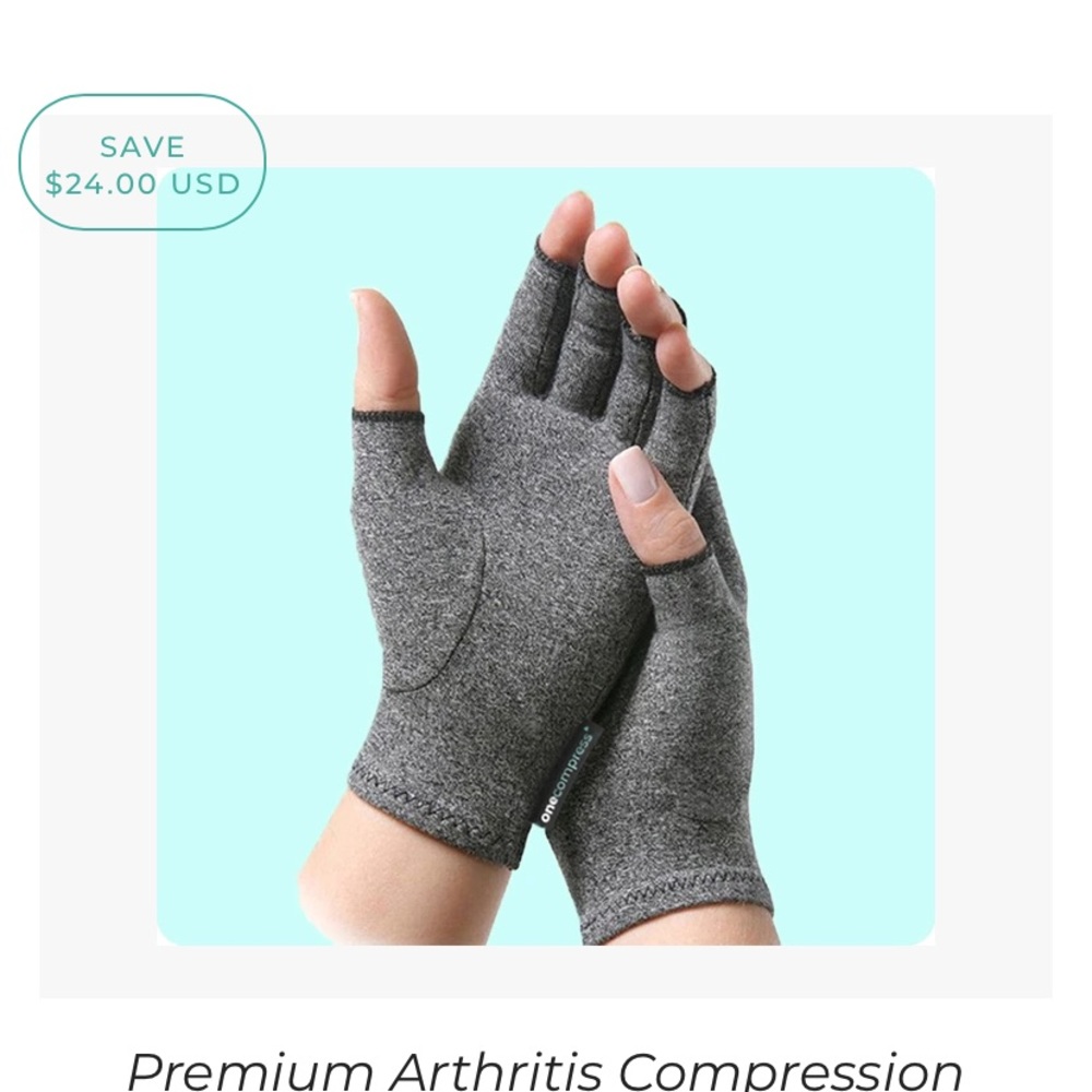 Pair of OneCompress Performance Compression Gloves
